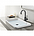 New York 11 3/4" Single Lever Handle Single Hole Bathroom Sink Faucet with Push-Up Pop-Up Drain