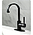 Kaiser 8 5/8" Single Lever Handle Single Hole Bathroom Sink Faucet with Pop-Up Drain