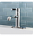 Kaiser 6 1/2" Single Lever Handle Single Hole Bathroom Sink Faucet with Pop-Up Drain