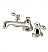 Tudor 3" Double Metal Lever Handle Widespread Bathroom Sink Faucet with Pop-Up Drain