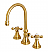 Governor 11 1/2" Double Metal Cross Handle Widespread Bathroom Sink Faucet with Pop-Up Drain
