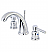 Concord 5 3/4" Double Metal Lever Handle Widespread Bathroom Sink Faucet with Pop-Up Drain