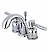 Concord 4" Double Metal Lever Handle Mini - Widespread Bathroom Sink Faucet with Pop-Up Drain