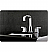 Meridian 9" Double Flat Metal Lever Handle Mini - Widespread Bathroom Sink Faucet with Pop-Up Drain