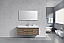 Modern Lux 60" Single Sink Butternut Wall Mount Modern Bathroom Vanity