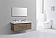 Modern Lux 60" Double Sink Butternut Wall Mount Modern Bathroom Vanity