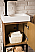 James Martin Columbia 16" Single Vanity Cabinet, Latte Oak with Hardware and Countertop Options
