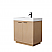 Maroni 36" Single Bathroom Vanity in Light Straw with Countertop and Hardware Options