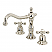 Traditional Two-Handle 3-Hole Deck Mounted Widespread Bathroom Faucet with Brass Pop-Up in Polished Chrome