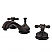 Traditional Two-Handle 3-Hole Deck Mounted Widespread Bathroom Faucet with Brass Pop-Up with Finish Options