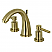 Modern 2-Handle Three-Hole Deck Mounted Widespread Bathroom Faucet with Brass Pop-Up in Polished Chrome