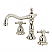Traditional Two-Handle 3-Hole Deck Mounted Widespread Bathroom Faucet with Brass Pop-Up in Polished Chrome Finish