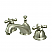 Traditional 2-Handle 3-Hole Deck Mounted Widespread Bathroom Faucet with Brass Pop-Up in Polished Chrome Finish
