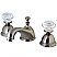 Traditional 2-Handle 3-Hole Deck Mounted Widespread Bathroom Faucet Brass Pop-Up in Polished Chrome
