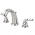 Traditional Two-Handle 3-Hole Deck Mounted Widespread Bathroom Faucet with Plastic Pop-Up Polished Chrome