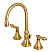 Traditional 2-Handle 3-Hole Deck Mounted Widespread Bathroom Faucet Brass Pop-Up in Polished Chrome with 7 Finish Options