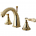 Transitional Two-Handle 3-Hole Deck Mounted Widespread Bathroom Faucet with Brass Pop-Up in Polished Chrome
