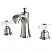 Vintage Two-Handle 3-Hole Deck Mounted Widespread Bathroom Faucet with Plastic Pop-Up in Polished Chrome Finish