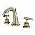 Contemporary Dual Lever 2-Handle 3-Hole Deck Mounted Widespread Bathroom Faucet with Brass Pop-Up in Polished Chrome