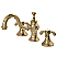 Traditional Two-Handle Dual Cross 3-Hole Deck Mounted Widespread Bathroom Faucet with Brass Pop-Up in Polished Chrome