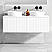 48" Bright White Wall Mount Bath Vanity with Linen Cabinet Option Made in Spain