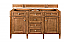 James Martin Brittany Collection 60" Saddle Brown Double Vanity