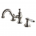 Traiditional Two-Handle 3-Hole Deck Mounted Widespread Bathroom Faucet with Brass Pop-Up in Polished Chrome