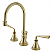Modern Two-Handle 3-Hole Deck Mounted Widespread Bathroom Faucet with Brass Pop-Up Polished Chrome Finish