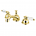 Traditional Two-Handle 3-Hole Deck Mounted Widespread Bathroom Faucet with Brass Pop-Up with 4 Finish Options