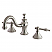 Traditional Two-Handle Three-Hole Deck Mounted Widespread Bathroom Faucet Brass Pop-Up Polished Chrome