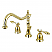 Traditional 2-Handle 3-Hole Deck Mounted Widespread Bathroom Faucet Brass Pop-Up Polished Chrome
