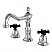 Traditional 2-Handle 3-Hole Deck Mounted Widespread Bathroom Faucet with Brass Pop-Up Polished Chrome Finish