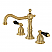 Traditional Two-Handle 3-Hole Deck Mounted Widespread Bathroom Faucet with Brass Pop-Up in Polished Chrome with 7 Color Options