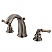 Traditional Two-Handle 3-Hole Deck Mounted Widespread Bathroom Faucet Plastic Pop-Up in Polished Chrome with 5 Finish Options