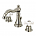 Traditional Two-Handle 2-Hole Deck Mounted 8 in. Widespread Bathroom Faucet with Retail Pop-Up in Polished Chrome Finish
