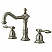 Traditional 2-Handle 3-Hole Deck Mounted Widespread Bathroom Faucet with Brass Pop-Up in Polished Chrome with 4 Finish Options