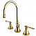 Modern Two-Handle 3-Hole Deck Mount Widespread Bathroom Faucet with Brass Pop-Up in Polished Chrome
