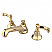 Modern Two-Handle 3-Hole Deck Mounted Widespread Bathroom Faucet with Brass Pop-Up in Polished Chrome Finish with 4 Color Option
