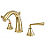 Traditional 2-Handle Three-Hole Deck Mounted Widespread Bathroom Faucet with Brass Pop-Up in Polished Chrome with 4 Finish Options