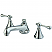 Modern 2-Handle 3-Hole Deck Mounted Widespread Bathroom Faucet with Brass Pop-Up in Polished Chrome with 4 Finish Option