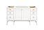 James Martin Addison Collection 60" Single Vanity Cabinet, Glossy White Finish