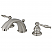 Traditional Two-Handle 3-Hole Deck Mounted Widespread Bathroom Faucet with Plastic Pop-Up with 4 Finish Option