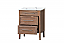 28" Single Sink Bathroom Vanity Solid Mango Wood with Light Finish with White Quartz Counter Top