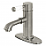 Single-Handle 1-Hole Deck Mount Bathroom Faucet with Brass Pop-Up in Polished Chrome