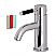 Single-Handle 1-Hole Deck Mounted Bathroom Faucet in Polished Chrome with 5 Finish Options