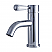 Single-Handle 1-Hole Deck Mounted Bathroom Faucet in Polished Chrome with 5 Color Option