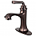 Single-Handle 1-Hole Deck Mounted Single-Handle Bathroom Faucet with Push-Up Drain and Deck Plate in Polished Chrome