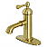 Single-Handle 1-Hole Deck Mount Bathroom Faucet with Brass Pop-Up in Polished Chrome Finish