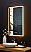 24 in. x 40 in. LED Frameless Mirror with Bluetooth, Defogger and Digital Display