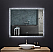 48" x 40" LED Frameless Rectangualar Mirror with Dimmer and Defogger